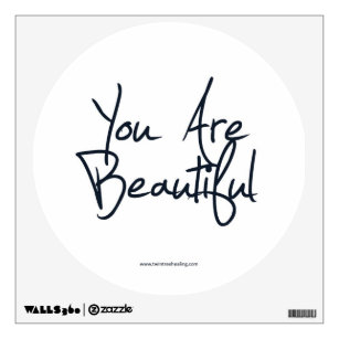 Positive Affirmation Wall Decal: You Are Beautiful Wall Decal