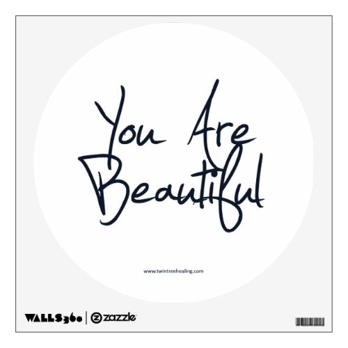 Positive Affirmation Wall Decal You Are Beautiful Wall Decal