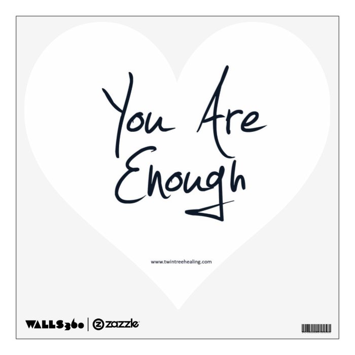 Positive Affirmation Wall Decal   You Are Enough