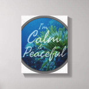 positive affirmations about self acceptance canvas print