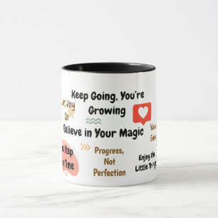 Positive Affirmations Colorful Mindset Mug