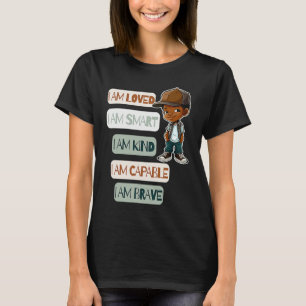 Positive Affirmations for African American Boys T-Shirt