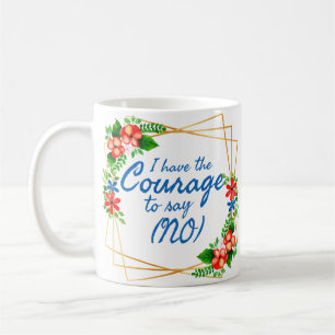 positive affirmations for anxiety and self love coffee mug