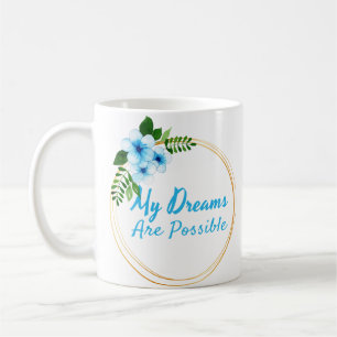 positive affirmations for life acceptance coffee mug