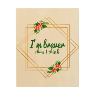 positive affirmations for life wood wall art