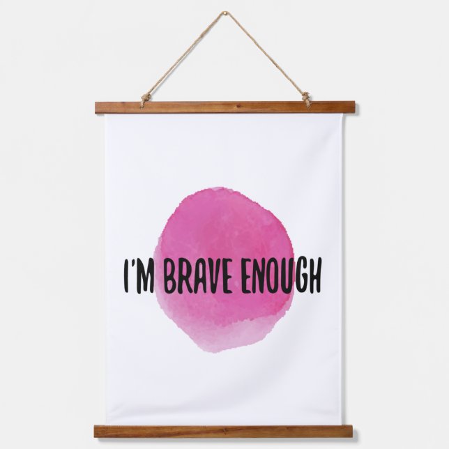positive affirmations for self care  hanging tapestry (Front)