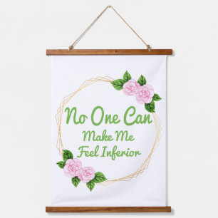 positive affirmations for self care hanging tapestry
