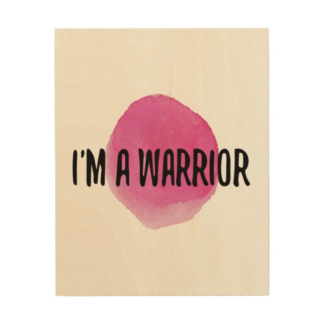 positive affirmations for self love wood wall art (Front)