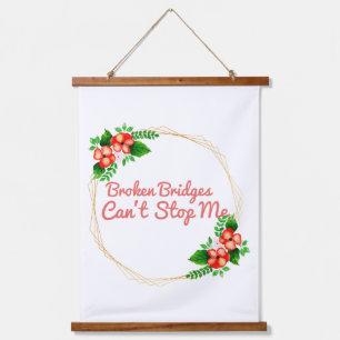 positive affirmations for success and self care hanging tapestry