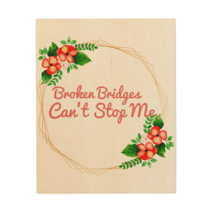 positive affirmations for success and self care wood wall art