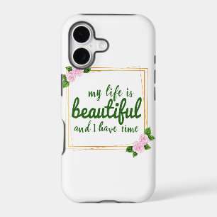 positive affirmations for work and life acceptance iPhone 17 case