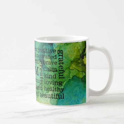 Positive Affirmations I AM Statements Coffee Mug