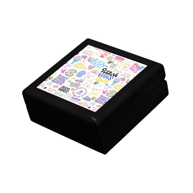 Positive Affirmations Keepsake Box (Side)