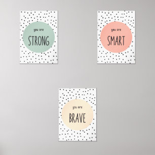Positive Affirmations Wall Art Sets