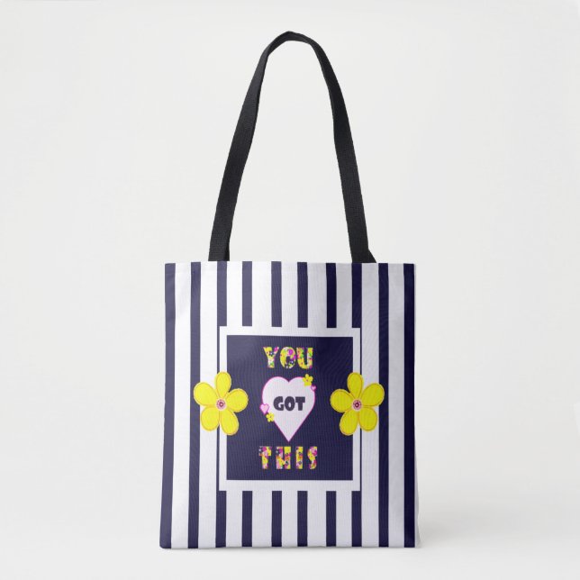 Positive Affirmations You Got This Tote Bag (Front)