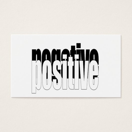 Positive And Negative (Front)
