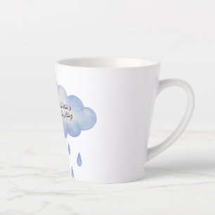 Positive Arabic Saying Blue Rain Cloud Coffee Mug