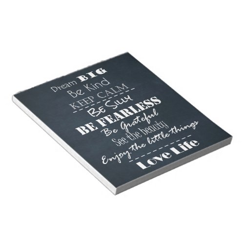 Positive Attitude Affirmations Quotes Notepad