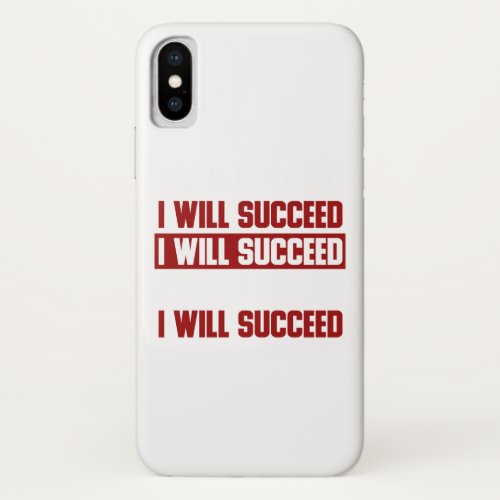 positive attitude inspirational vibes affirmations iPhone XS case