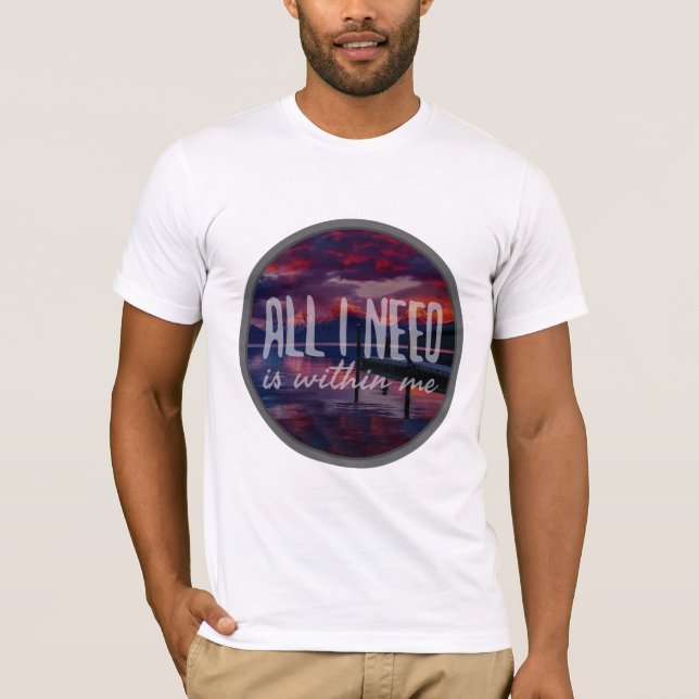 positive attitude inspirational words T-Shirt (Front)