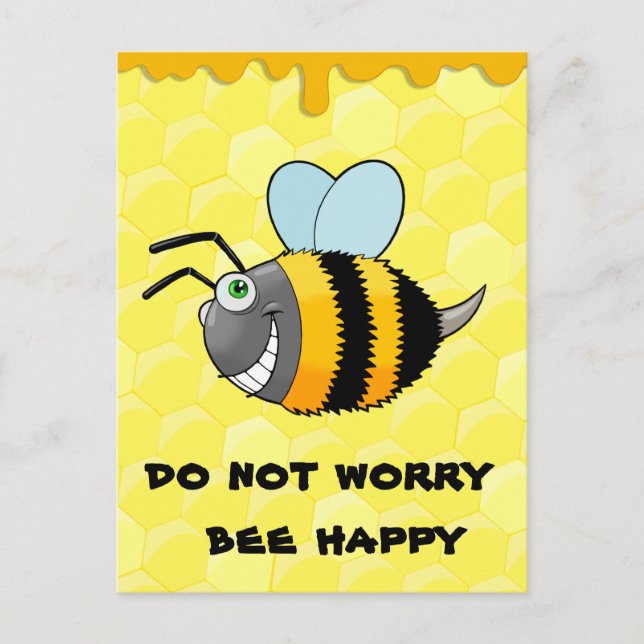 positive bee postcard (Front)