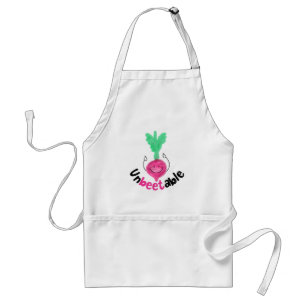 Positive Beet Pun - Unbeetable Adult Apron