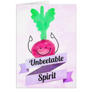 Positive Beet Pun - Unbeetable Spirit Cards