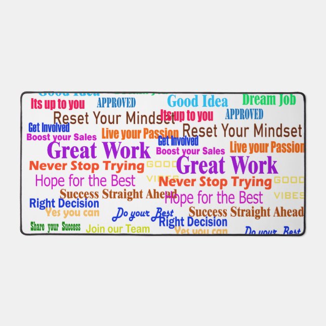 positive desk mat (Front)