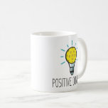 Positive Dinking Pickleball Mug<br><div class="desc">Dink (and drink) positively!</div>