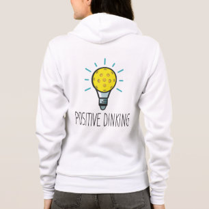 Positive Dinking Pickleball Womens Zip Hoodie