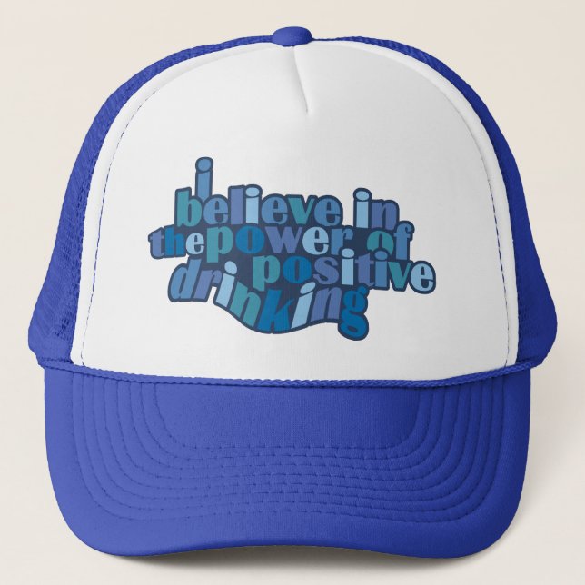 Positive Drinking hat - choose color (Front)
