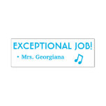 [ Thumbnail: Positive "Exceptional Job!" Tutor Rubber Stamp ]