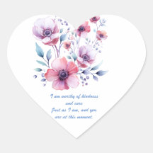 Positive flowers worthy of kindness