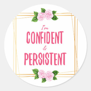 positive good vibes quotes for success classic round sticker