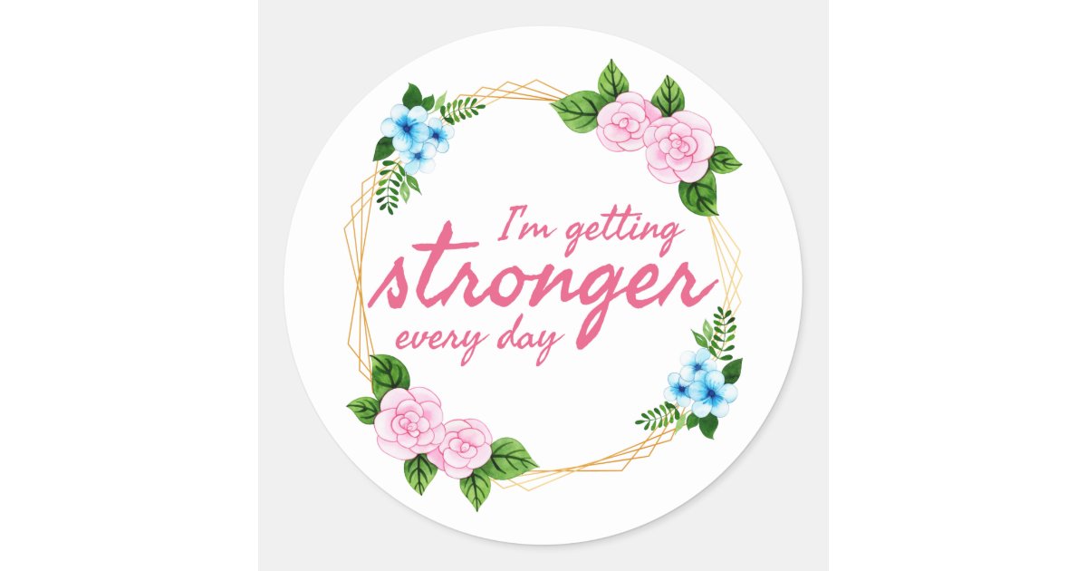 Self Care Sticker Self Love Quote You Are Stronger Than You Know Sticker 