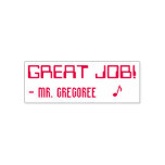 [ Thumbnail: Positive "Great Job!" Educator Rubber Stamp ]