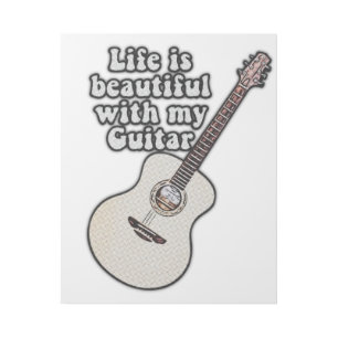 positive guitar sayings for guitar players gallery wrap