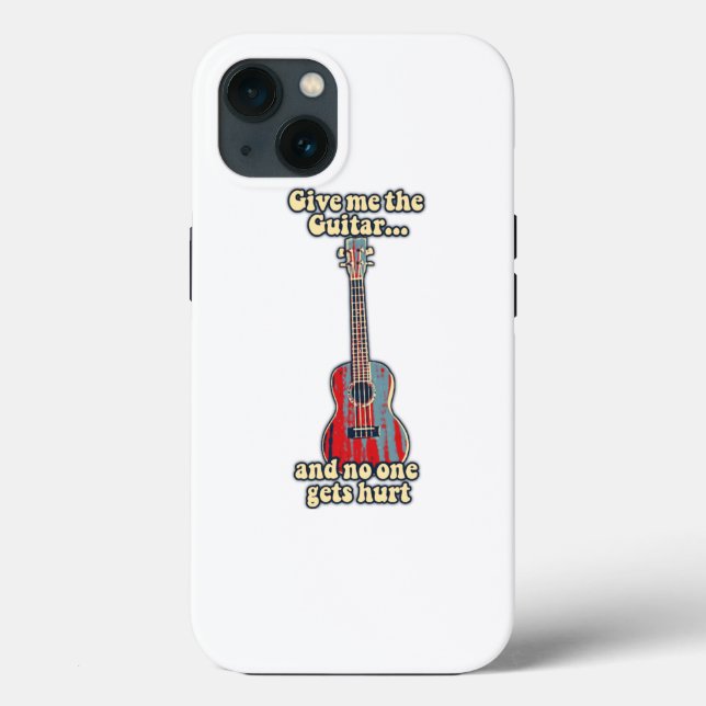 positive guitar words for guitar lovers Case-Mate iPhone case (Back)