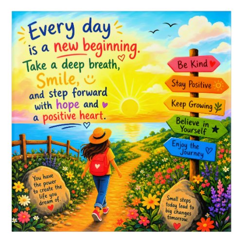 Positive - Hope Acrylic Print