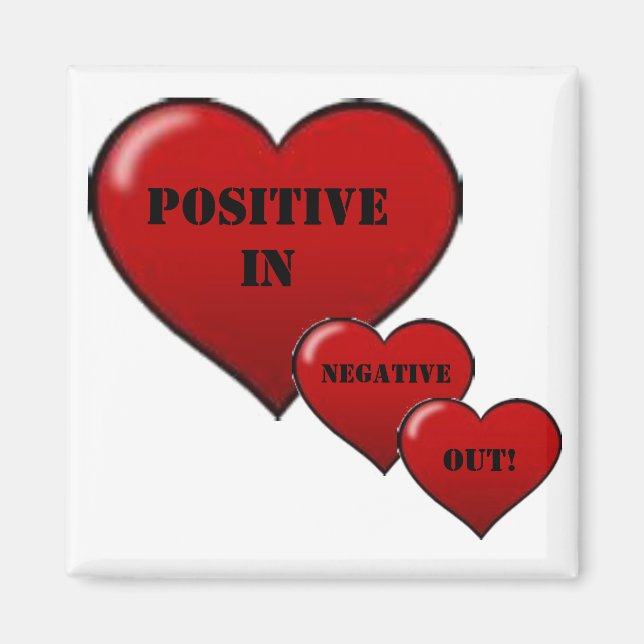 Positive In, Negative Out, Magnet (Front)