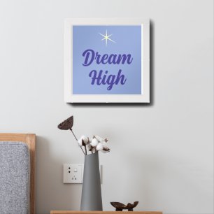 Positive Inspirational Quote Preppy Teen Room  Framed Art