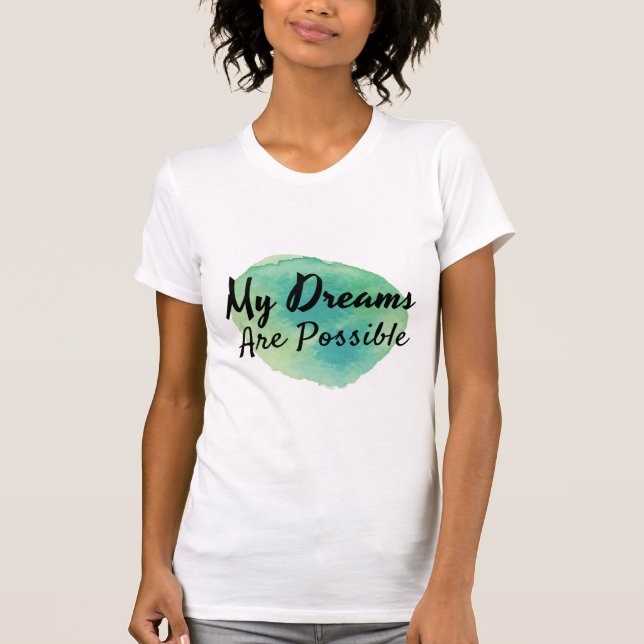 positive inspirational vibes for self acceptance T-Shirt (Front)