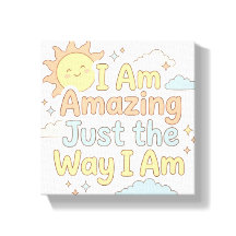 Positive Kids Affirmation Amazing Just As I Am