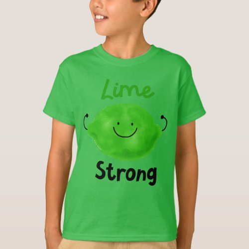 Positive Lime Pun _ Lime Strong T_Shirt