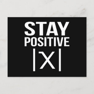 Positive Math Teacher Mathematics Maths Student Postcard