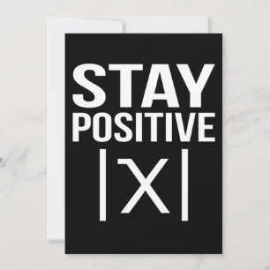 Positive Math Teacher Mathematics Maths Student Thank You Card