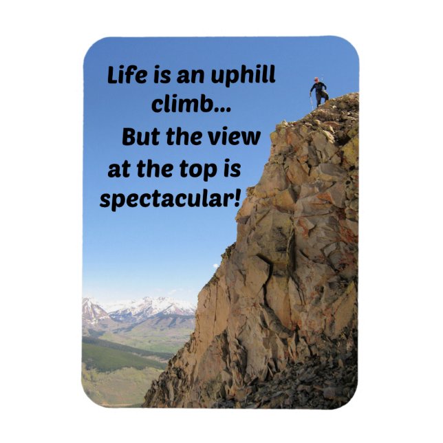 Positive message of encouragement  magnet (Vertical)