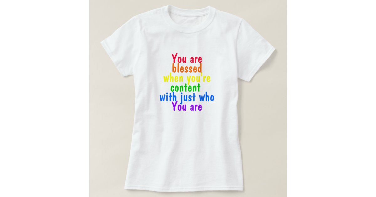 Positive Messages T-Shirts | Zazzle