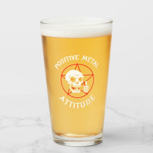 Positive Metal Attitude Glass