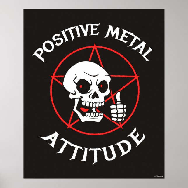 Positive Metal Attitude Poster (Front)
